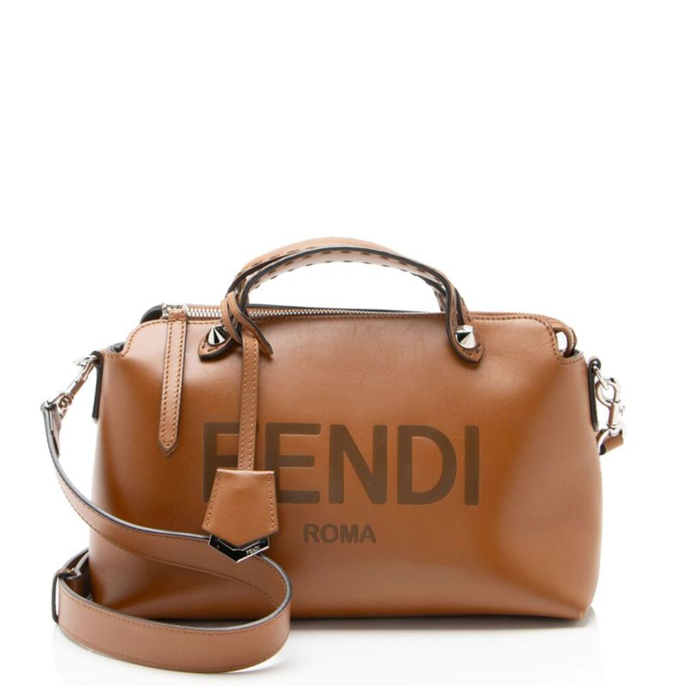 Fendi Leather Logo By The Way Boston Bag